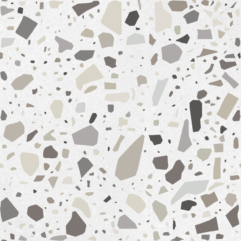 Carrelage Quintessenza Confetti Bianco.Beige, grès cérame