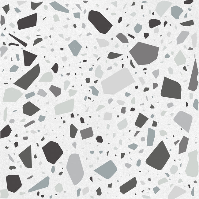 Carrelage Quintessenza Confetti Bianco.Grigio, grès cérame