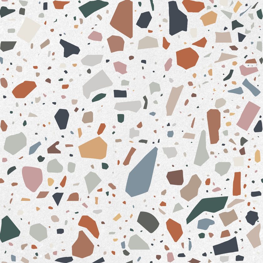 Carrelage Quintessenza Confetti Bianco.Multicolor, grès cérame