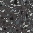 Carrelage Quintessenza Confetti Nero.Petrolio, grès cérame