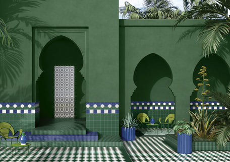 Carrelage Quintessenza Fargblock 15X15 en situation