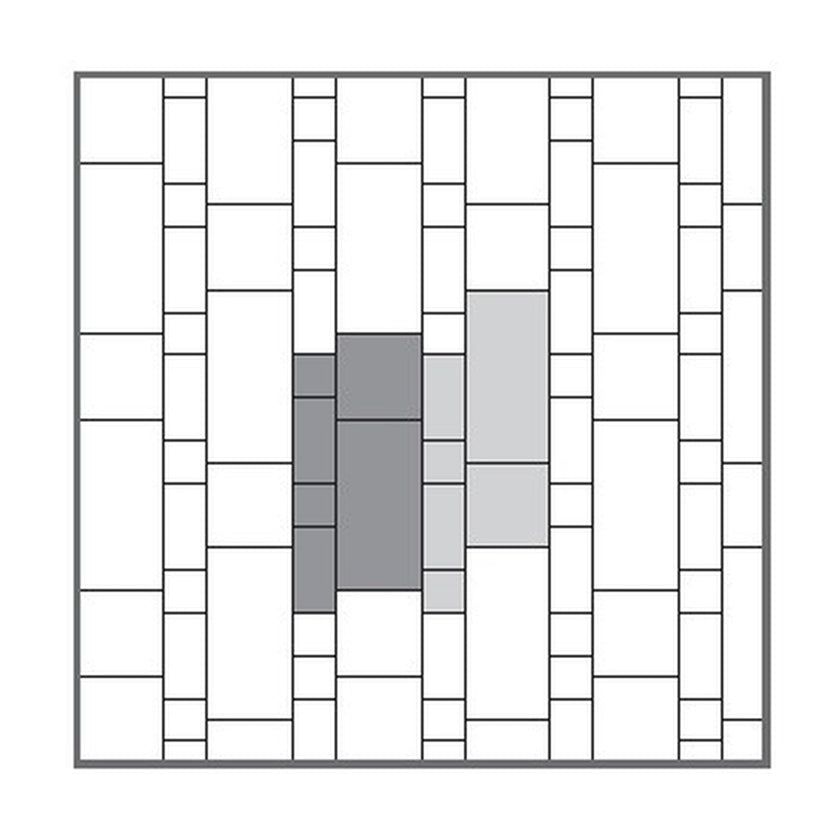 NOVOCERAM LOSA BANDES ROMAINES AQUITANIA OUTDOOR PLUS 20 mm — calepinage Aquitania