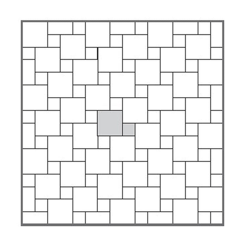 NOVOCERAM LOSA BORDURES CASTRUM — calepinage Castrum