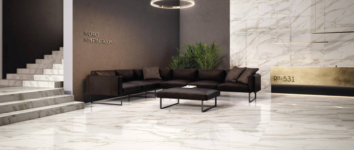 Carrelage Supergres PURITY OF MARBLE en situation