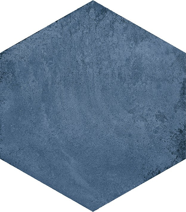 Carrelage Elios Tropical Hexagone Azzurro 25x22 cm — packshot carreau, réf. 099ES10