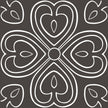 Carrelage Elios Twist Black 20x20 cm — packshot carreau, réf. 00T2090