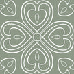 Carrelage Elios Twist Green 20x20 cm — packshot carreau, réf. 00T2060