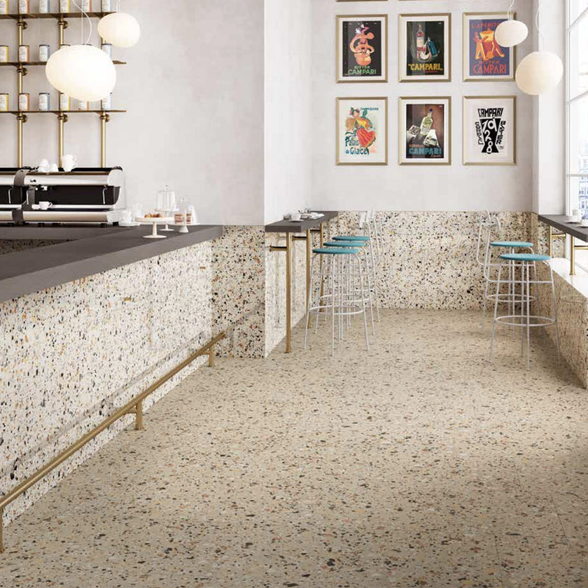Carrelage Terrazzo - Venice Villa Beige Matt - 60 X 30