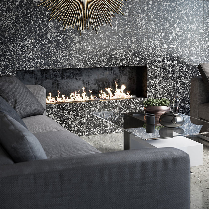 Carrelage Terrazzo - Venice Villa Graphite Matt - 60 X 60