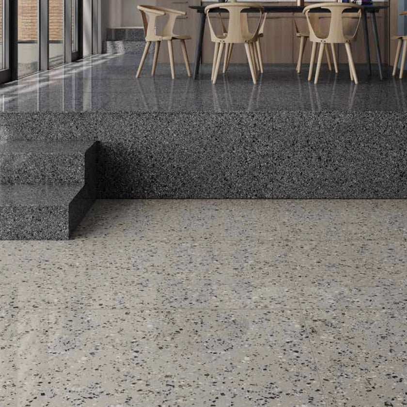 Carrelage Terrazzo - Venice Villa Grey Matt - 120 X 60