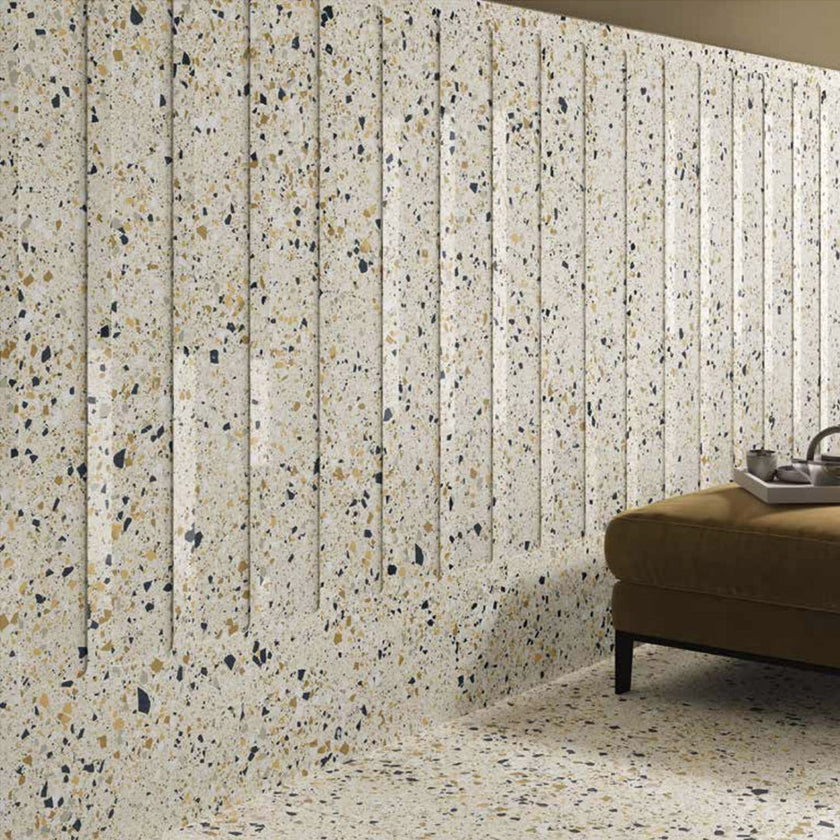 Carrelage Terrazzo - Venice Villa Ivory Matt - 60 X 30