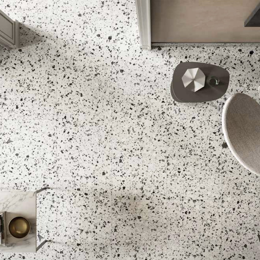 Carrelage Terrazzo - Venice Villa Silver Matt - 120 X 60