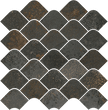 Carrelage VIVES Amazonia 90TILE Mosaïque Korubo NT 30x30 Basalto Mat