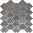 Carrelage VIVES Amazonia 90TILE Mosaïque Korubo NT 30x30 Grafito Mat