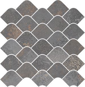 Carrelage VIVES Amazonia 90TILE Mosaïque Korubo NT 30x30 Grafito Mat