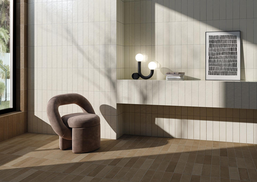 Ambiance carrelage VIVES Origo Pearl Radix Chipper