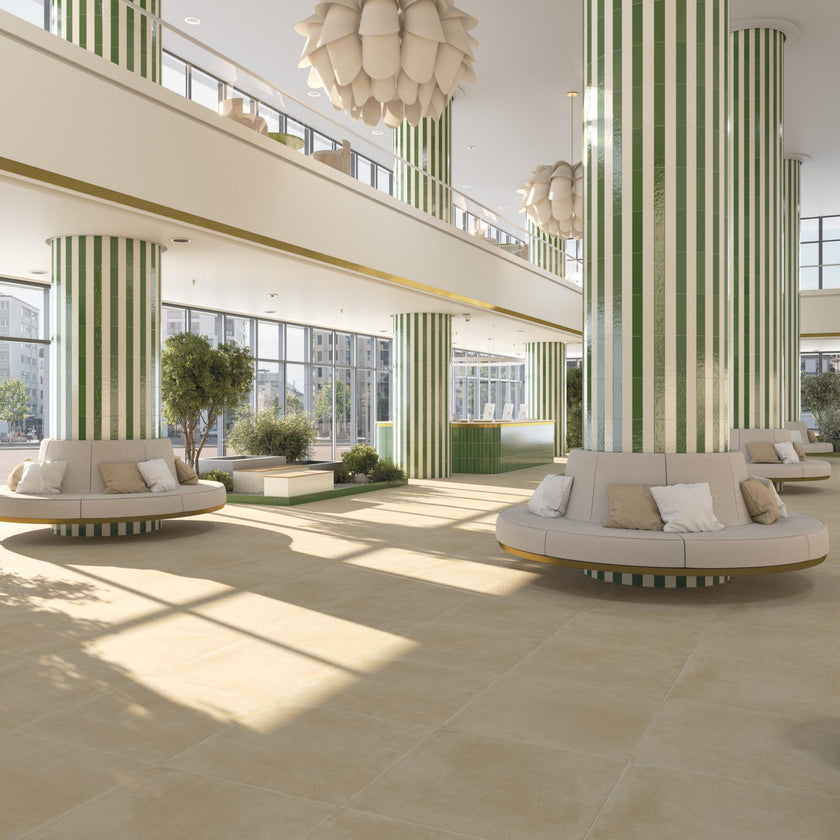Ambiance carrelage VIVES Zero Mellow Origo Green Pearl RGB