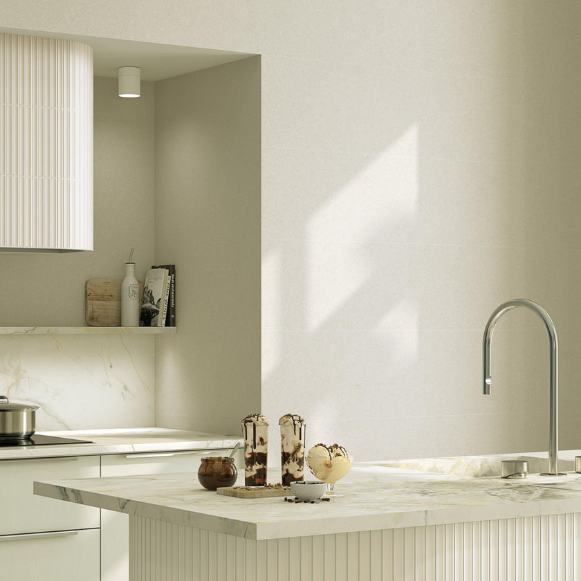 Ambiance carrelage VIVES Surf Kaimu Blanco