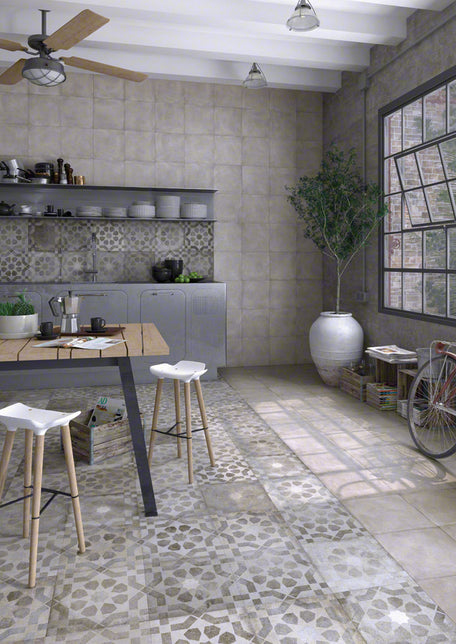 Ambiance carrelage VIVES Kemble Sombra Colerne Gris