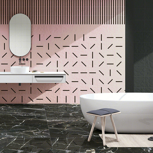 Ambiance carrelage VIVES FILIPPO Virgola Fermo Rosa