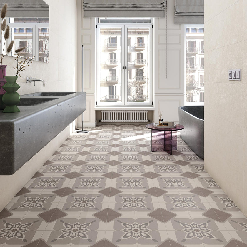 Ambiance carrelage VIVES Pulaki Ritmo Blanco