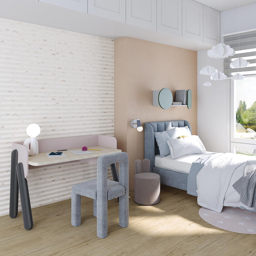 Ambiance carrelage VIVES Chande Multicolor Ritmo Rojizo