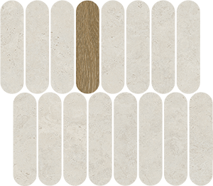 Carrelage VIVES Attico Mosaïque Barbican 27x31 Blanco Antidérapant R10