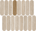 Carrelage VIVES Attico Mosaïque Passy 27x31 Natural Mat