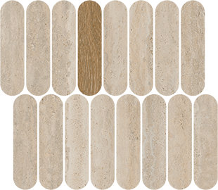 Carrelage VIVES Attico Mosaïque Passy 27x31 Natural Mat