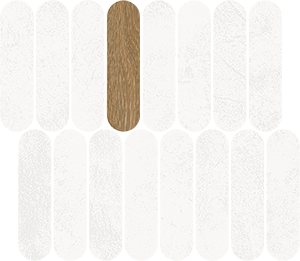 Carrelage VIVES Attico Mosaïque Rockaway 27x31 Blanco Antidérapant R10
