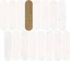 Carrelage VIVES Attico Mosaïque Rockaway 27x31 Blanco Mat