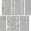 Carrelage VIVES Pangea AB|C Mosaïque Amasia AB|C 30x30 Ceniza Mat