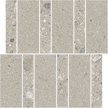 Carrelage VIVES Pangea AB|C Mosaïque Amasia AB|C 30x30 Crema Mat