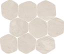Carrelage VIVES Stravaganza Mosaïque Torino 25x30 Beige Mat