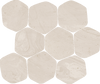 Carrelage VIVES Stravaganza Mosaïque Torino 25x30 Beige Mat