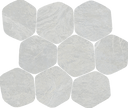 Carrelage VIVES Stravaganza Mosaïque Torino 25x30 Gris Mat