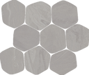 Carrelage VIVES Stravaganza Mosaïque Torino 25x30 Taupe Mat