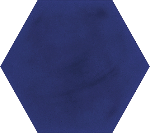Carrelage VIVES Zero Hexagone Figuli 15x17 Blue Mat