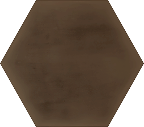 Carrelage VIVES Zero Hexagone Figuli 15x17 Brown Mat