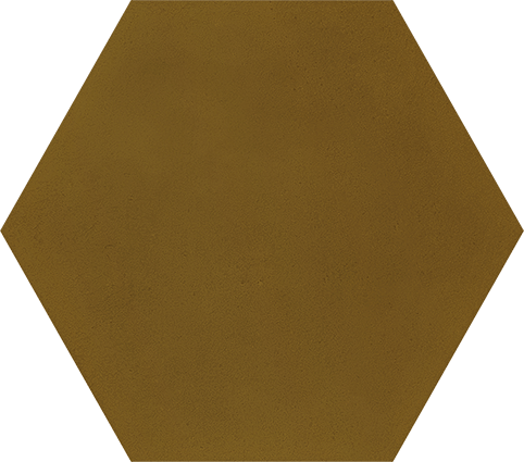 Carrelage VIVES Zero Hexagone Figuli 15x17 Ocher Mat