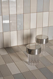 Carreau 41ZERO42 Cosmo Brick Grigio brillant 6,5x15,5