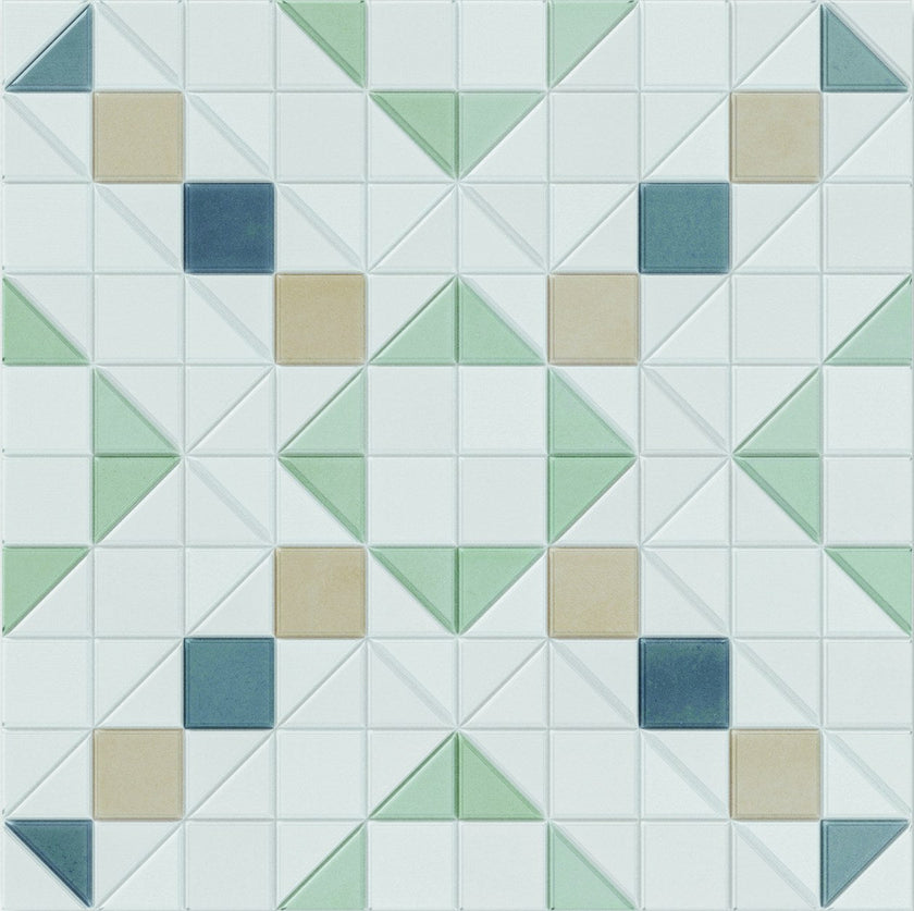 WOW Tesserae Like 28x28 effet mosaïque – teinte Marino